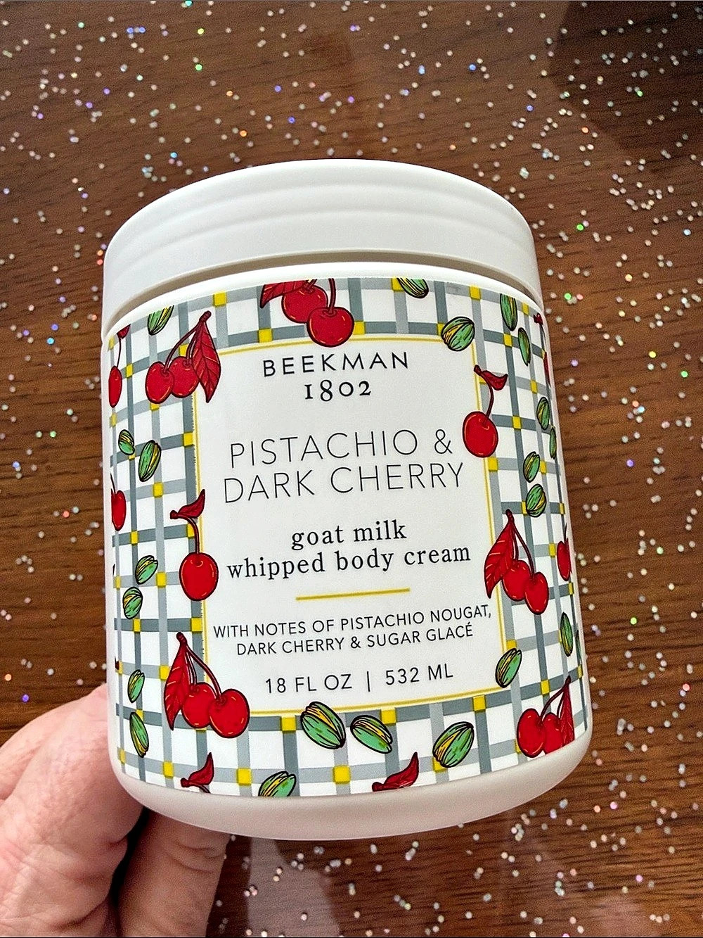 Beekman 1802 Pistachio & Dark Cherry Goat Milk Whipped Body Cream Body Cream 18